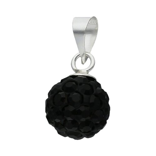 Colgante Esfera Hecho con Cristal Swarovski® Negro 8 mm