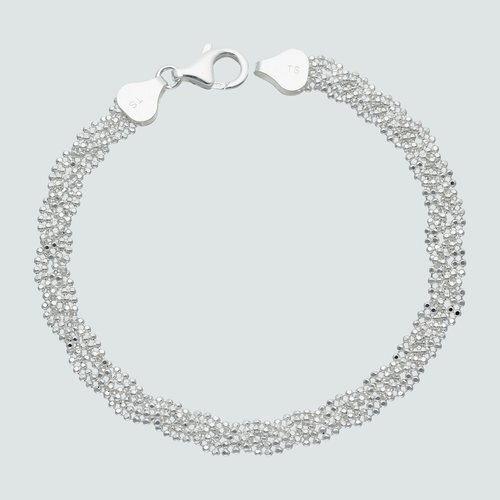 Pulsera Bolitas Trenzadas