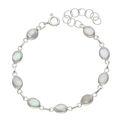 Pulsera Óvalos Nácar