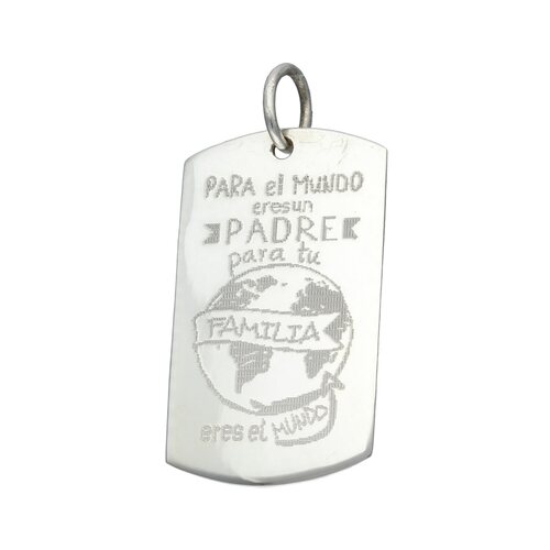 Colgante Placa Papá
