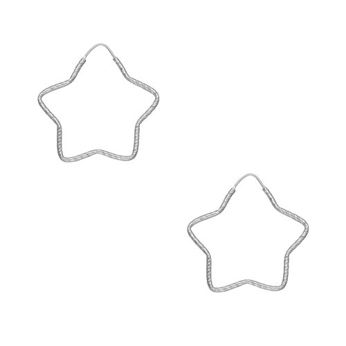 Argolla Estrella Facetada 30 mm