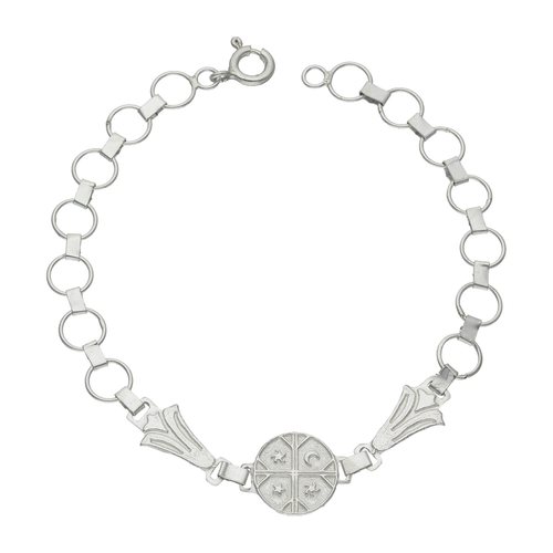 Pulsera Mapuche Kultrun Copihue