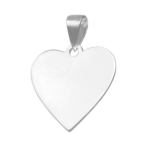 Colgante Placa Corazón Pequeña 20x19 mm