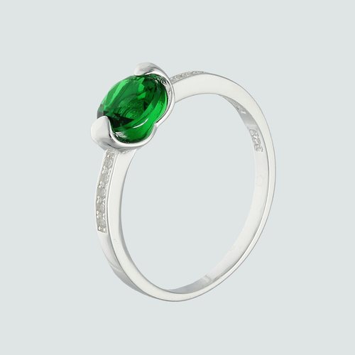 Anillo Circón Esmeralda