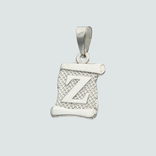 Colgante Pergamino Letra Z