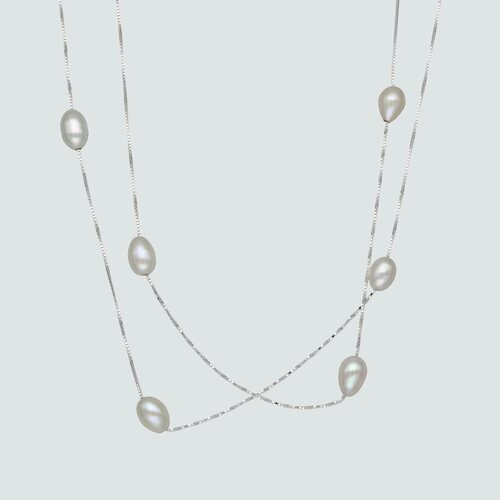 Collar Doble con Perlas