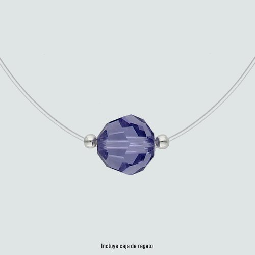 Fantasma Esfera Hecho con Cristal Swarovski® Morado