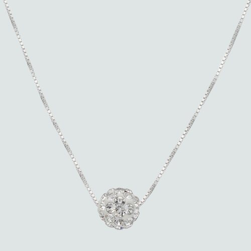 Collar Veneciano con Strass 8 mm