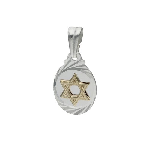 Colgante Estrella de David con Oro