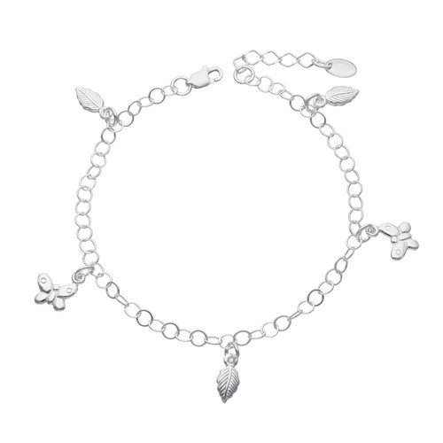 Pulsera Hojas y Mariposas