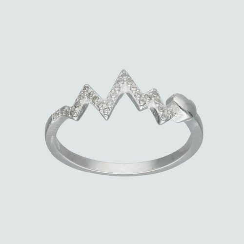 Anillo Diagrama de Rayos Circones Corazón