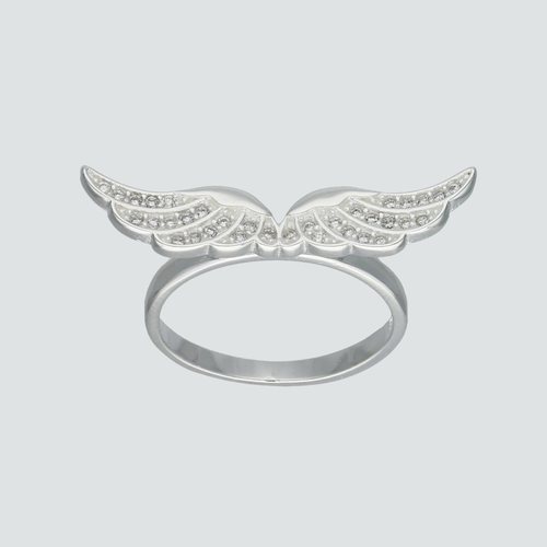 Anillo Alas con Circones
