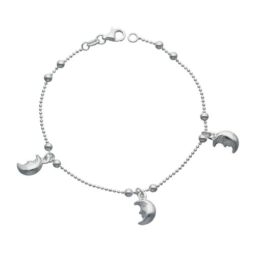 Pulsera Media Luna y Esferas