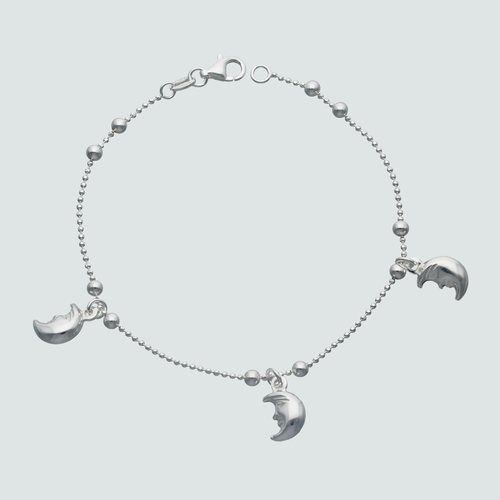 Pulsera Media Luna y Esferas