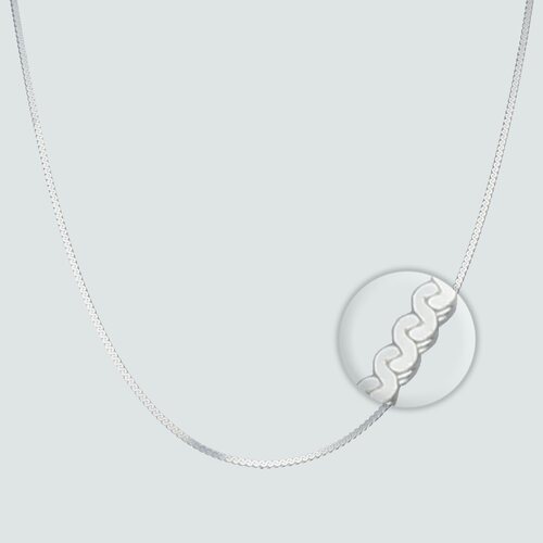 Cadena Serpiente Plana
