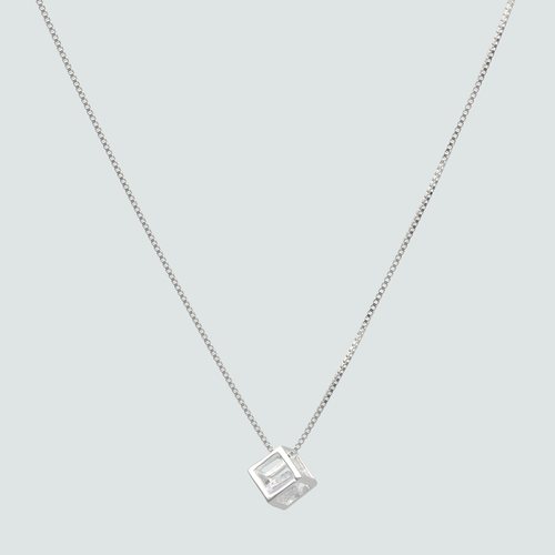 Collar Cubo con Circón