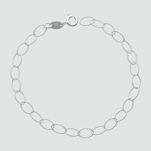 Pulsera Óvalos Entrelazados