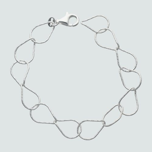 Pulsera Gotas Facetadas