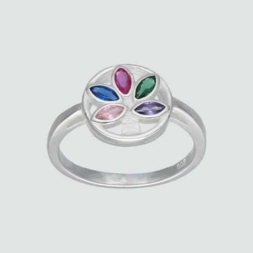 Anillo Árbol de la Vida Circones Multicolor