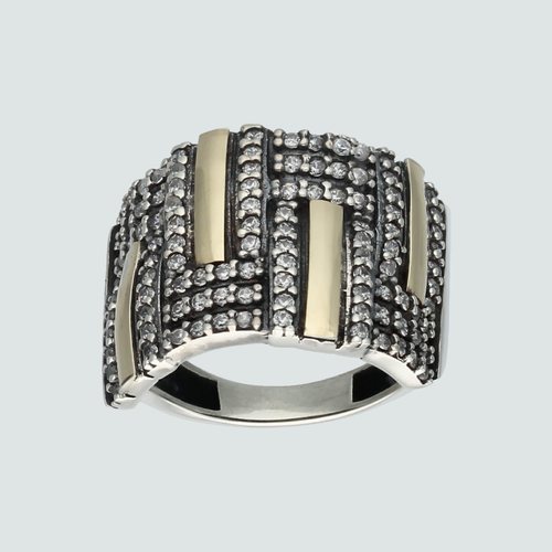 Anillo con Oro y Circones