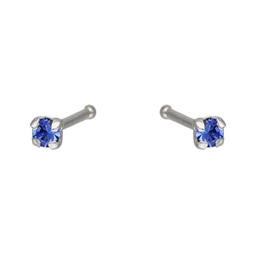 Piercing Circón Zafiro 2 mm