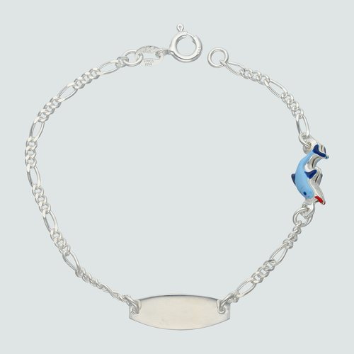 Pulsera Piocha Cartier Delfín Esmaltado 16 cm