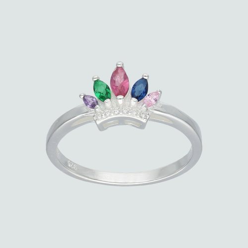 Anillo Corona Circones Multicolor