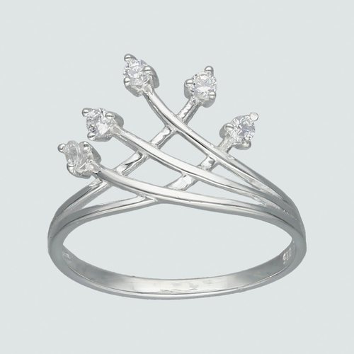 Anillo Corona con Circones