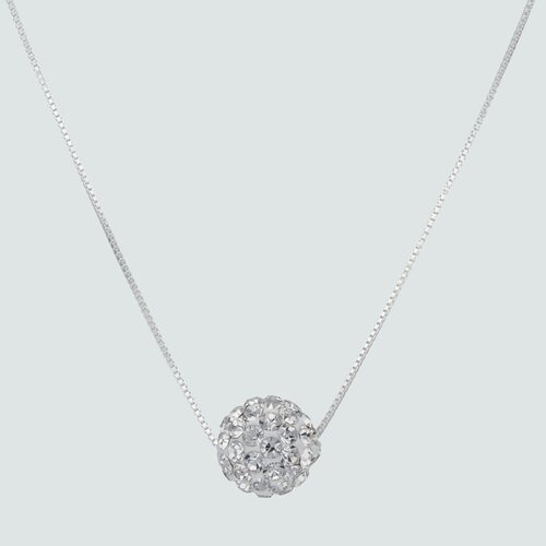 Collar Veneciano con Strass 10 mm