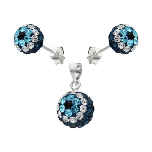 Conjunto Strass Multicolor