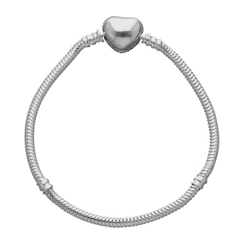 Pulsera para Charm Corazón Circones 20 cm