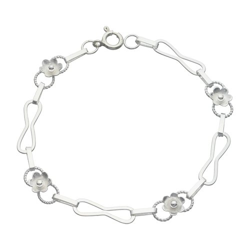 Pulsera Infinitos y Flores