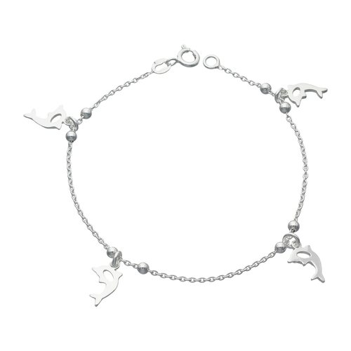 Pulsera Delfines y Esferas