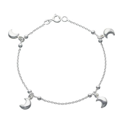 Pulsera Media Luna y Esferas