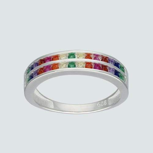 Anillo Cintillo Circones Multicolor