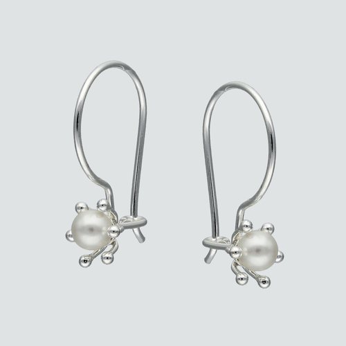 Aro Pistilo con Perla 4 mm