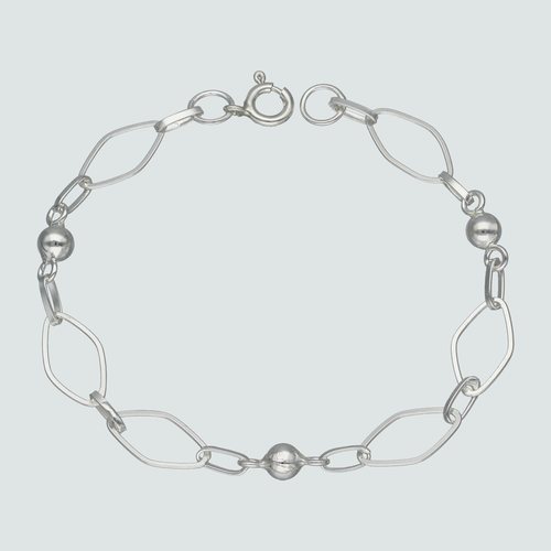 Pulsera Rombos y Esferas