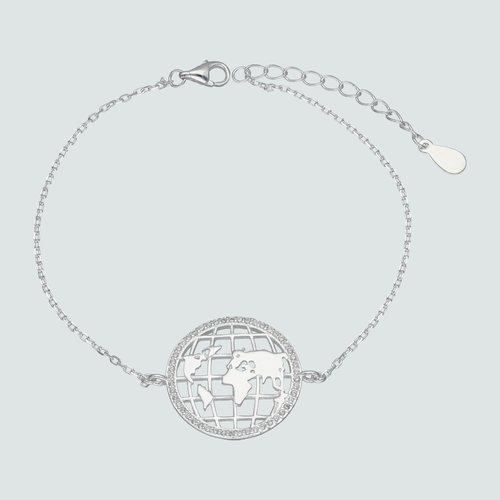 Pulsera Mapa con Circones