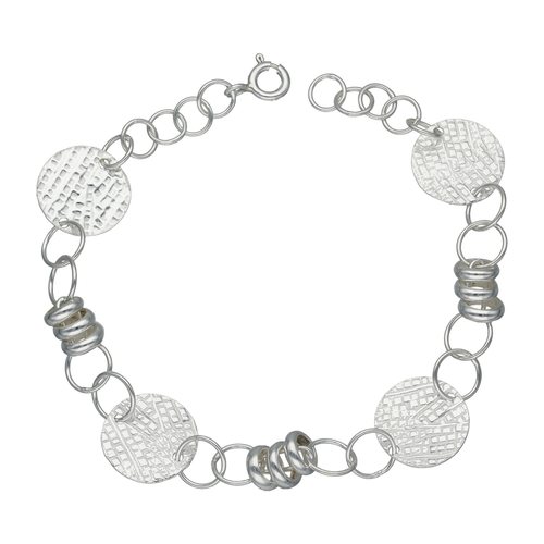 Pulsera Círculos Martillados