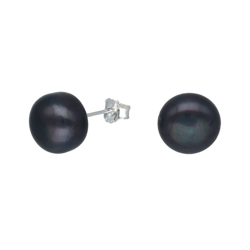Aro Perla Negra Irisada 9 mm