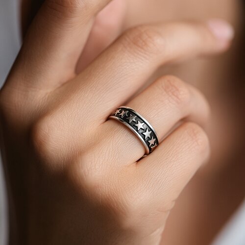 Anillo Midi Estrellas