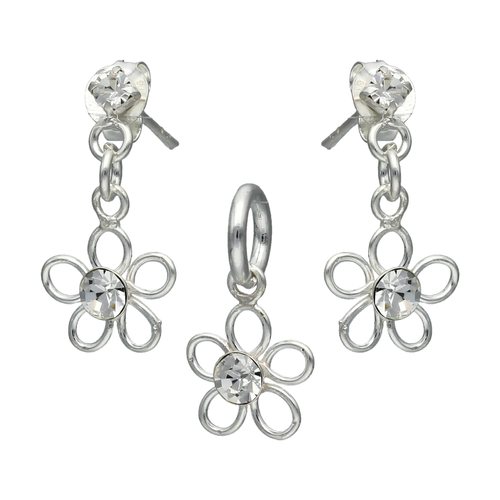 Conjunto Flor con Circón
