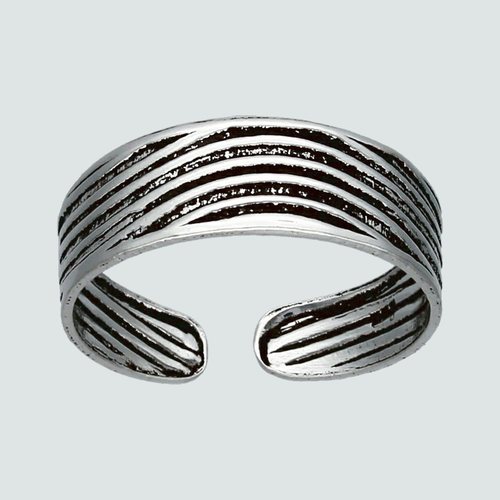 Anillo de Pie Líneas Onduladas
