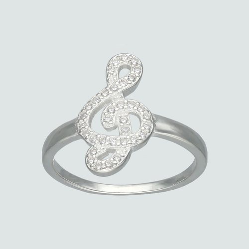 Anillo Nota Musical con Circones