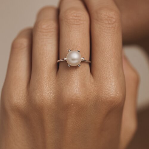 Anillo Perla Pistilo