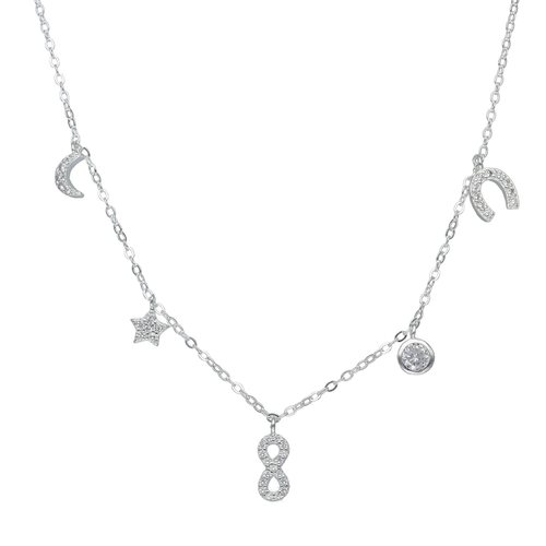 Collar Amuletos con Circones