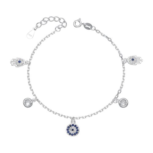 Pulsera Ojo Turco Circones Zafiro