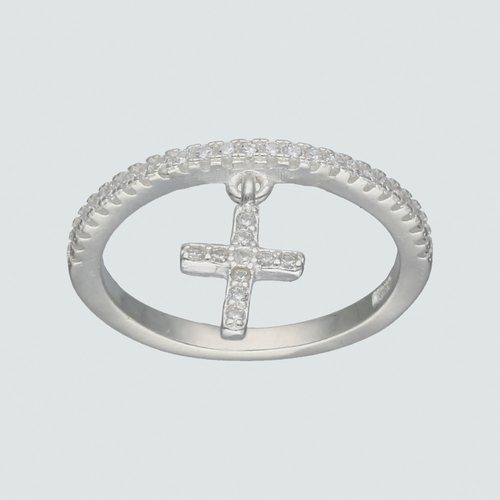 Anillo con Cruz y Circones