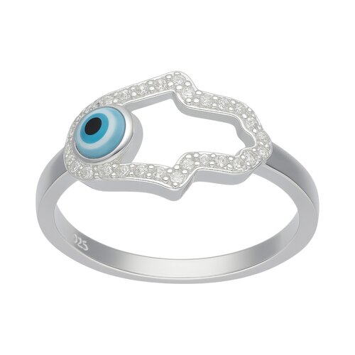 Anillo Mano de Fátima Ojo Turco Circones