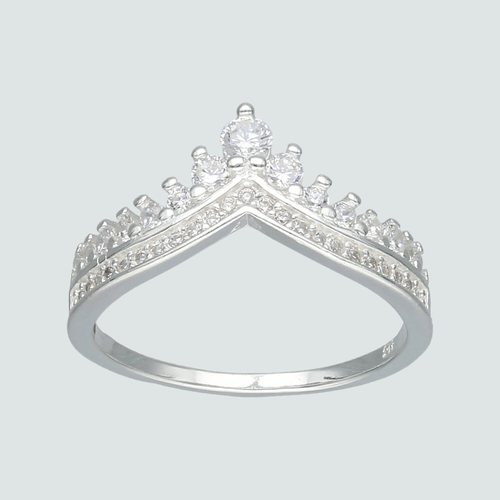 Anillo Corona con Circones